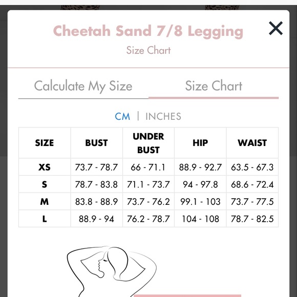 NWOT LEOPARD PRINT 7/8 LEGGINGS - Picture 10 of 11